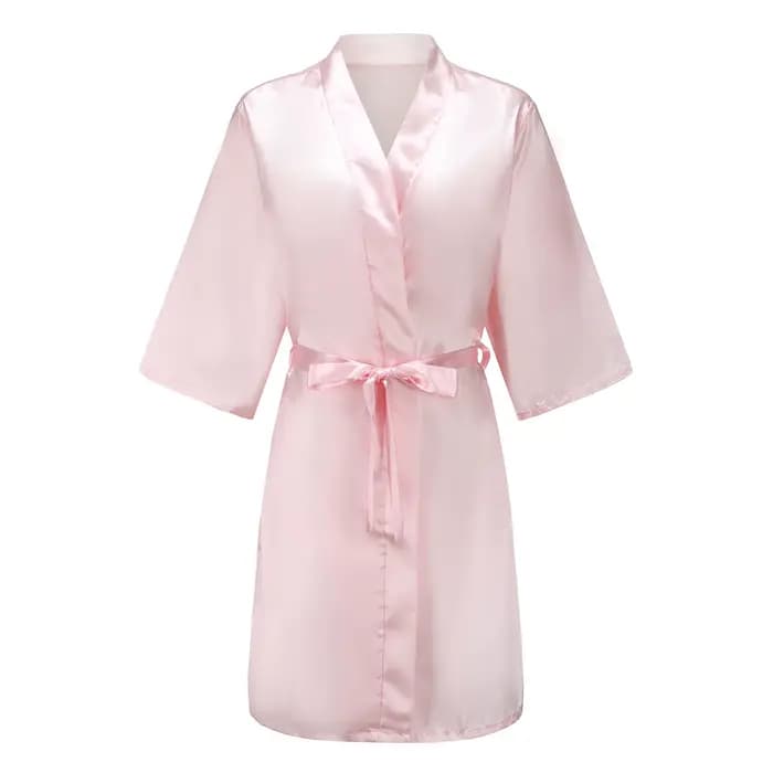 Robe en Satin femme Lingerie intime vêtements de nuit soyeux mariée cadeau de mariage décontracté Kimono peignoir