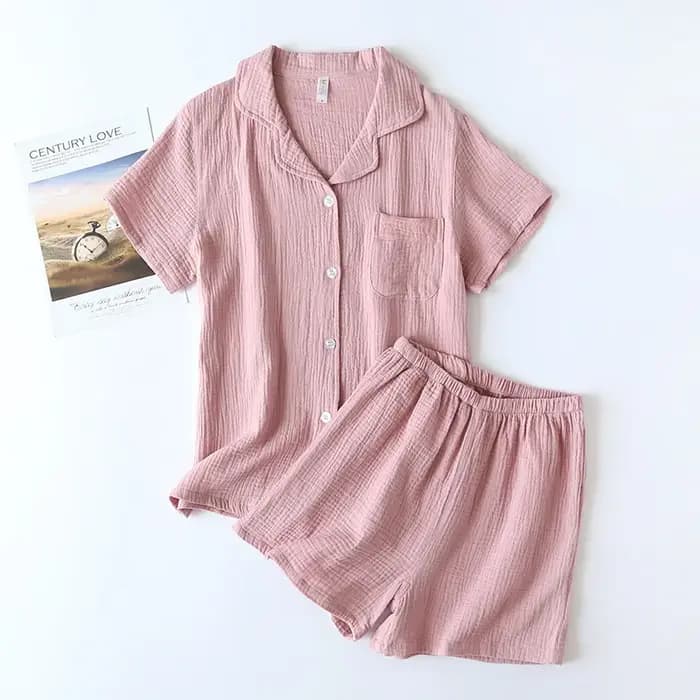 Ensemble pyjama 2 pièces décontracté et tendance pour femme