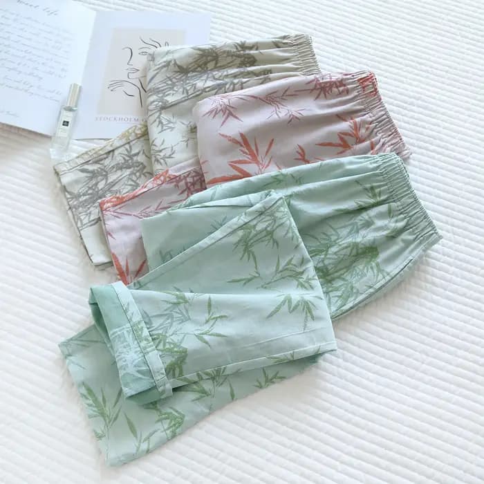 Pyjama de couchage en coton multicolore pour Couple