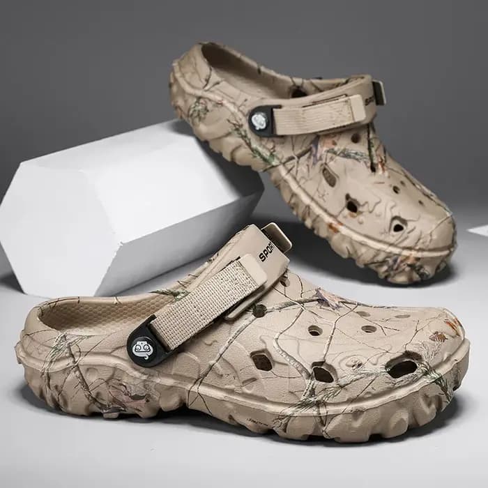 Hommes pantoufles de haute qualité classique en plein air anti-dérapant chaussures de jardin léger mode sandales