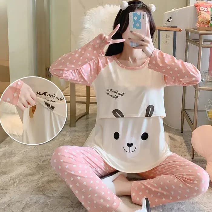 Ensembles de pyjamas de printemps pour femmes enceintes