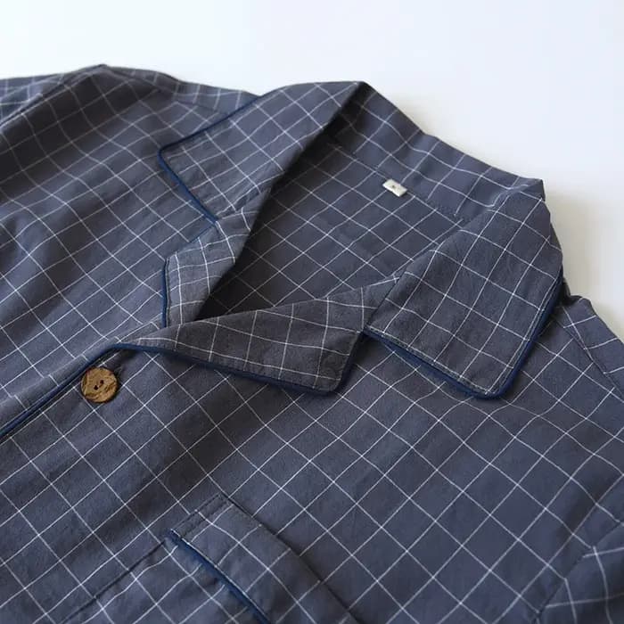 Short homme Pyjama costume pour l'été mince à manches courtes