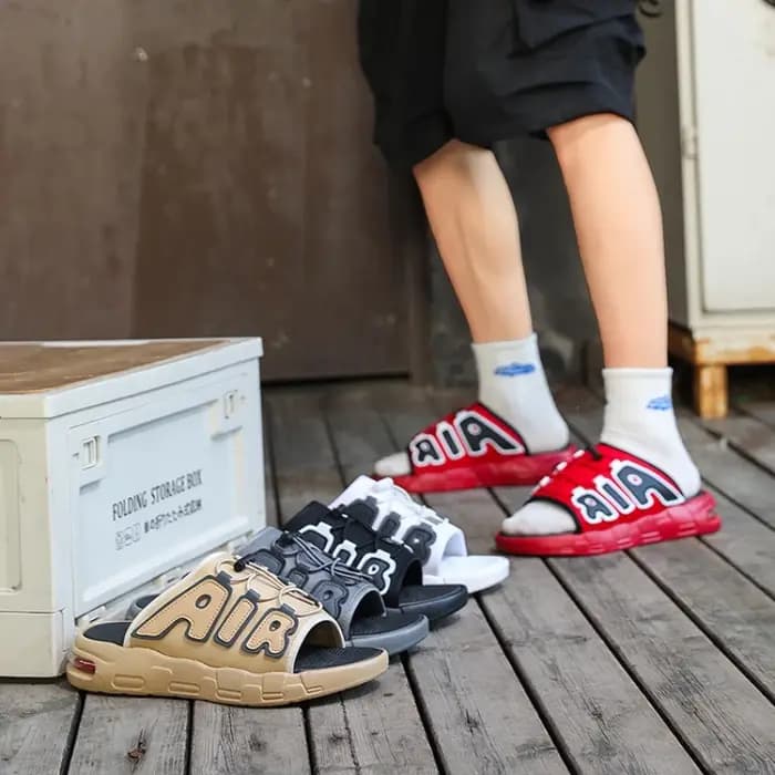 Claquettes de sport pour hommes avec coussin d'air
