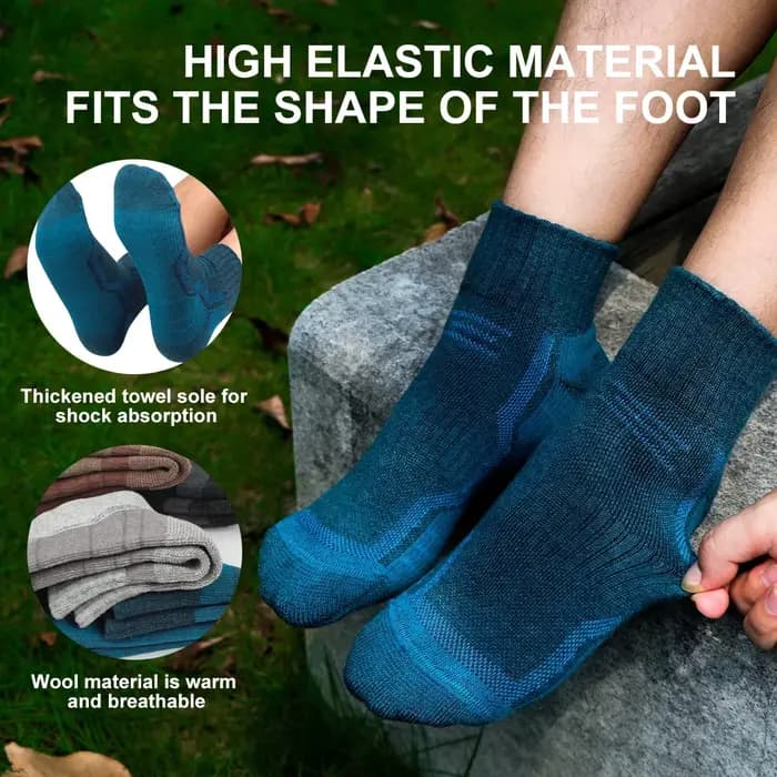 Chaussettes en laine mérinos pour hommes