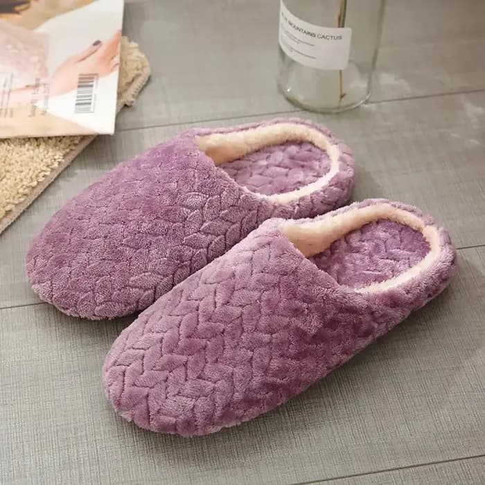 Pantoufles de maison moelleuses unisexes