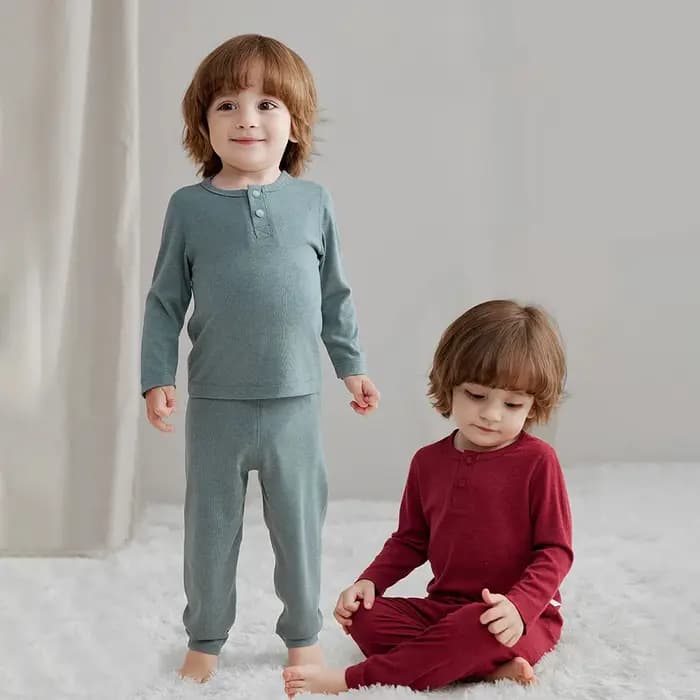 Pyjama en coton doux pour bébés garçons et filles