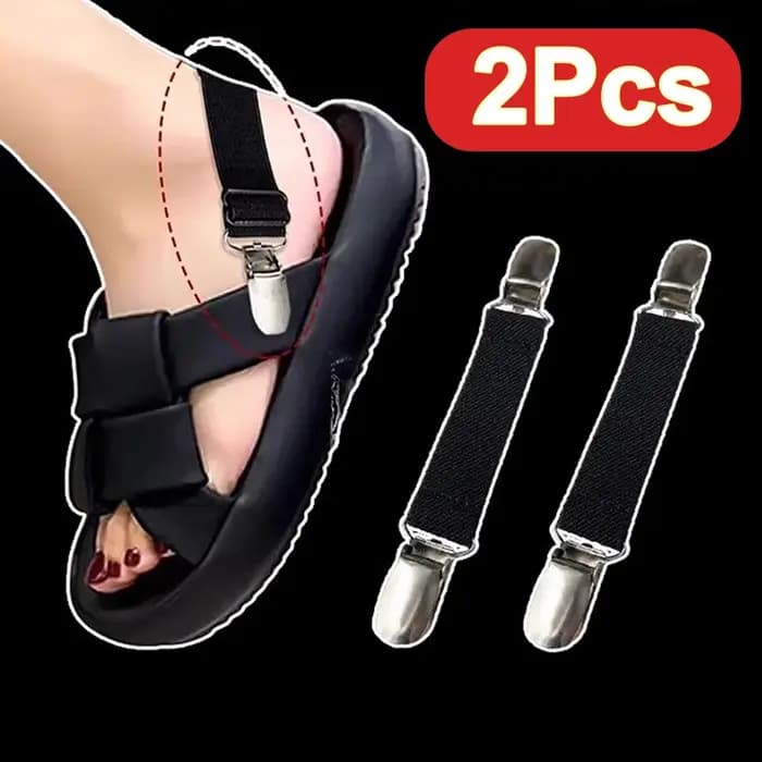 Les pantoufles sont équipées de lacets anti-chute