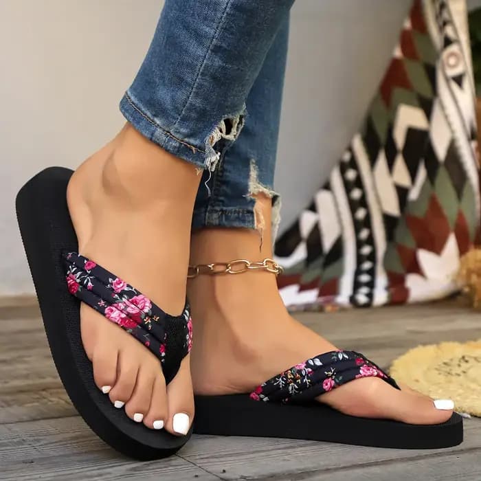 Femmes été pantoufle bohème Satin ruban femme tongs plage Simple loisirs dames chaussures sandale Chaussure Fem mode nouveau