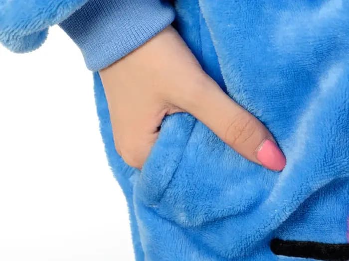 Bourriquet Onesies Kigurumi Cosplay Costume Animal bleu âne pyjamas adultes combinaisons Homewear Halloween tenues fermeture éclair