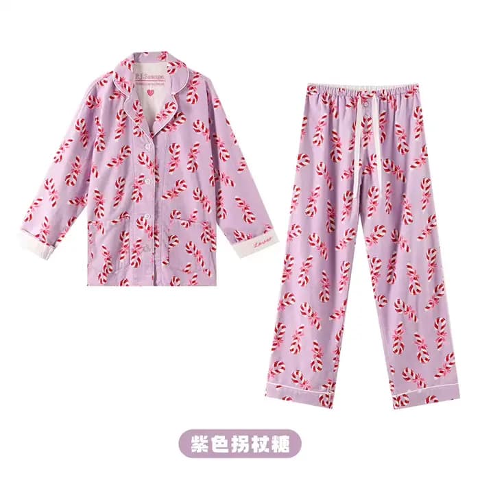Ensemble pyjama 100% coton pour femme