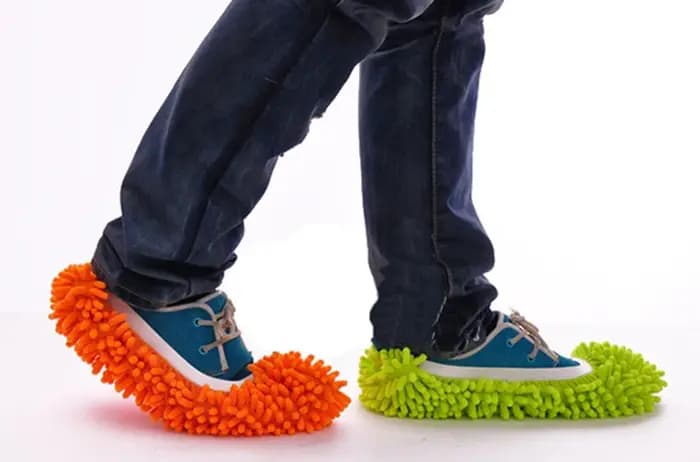 Pantoufles en microcarence pour paresseux