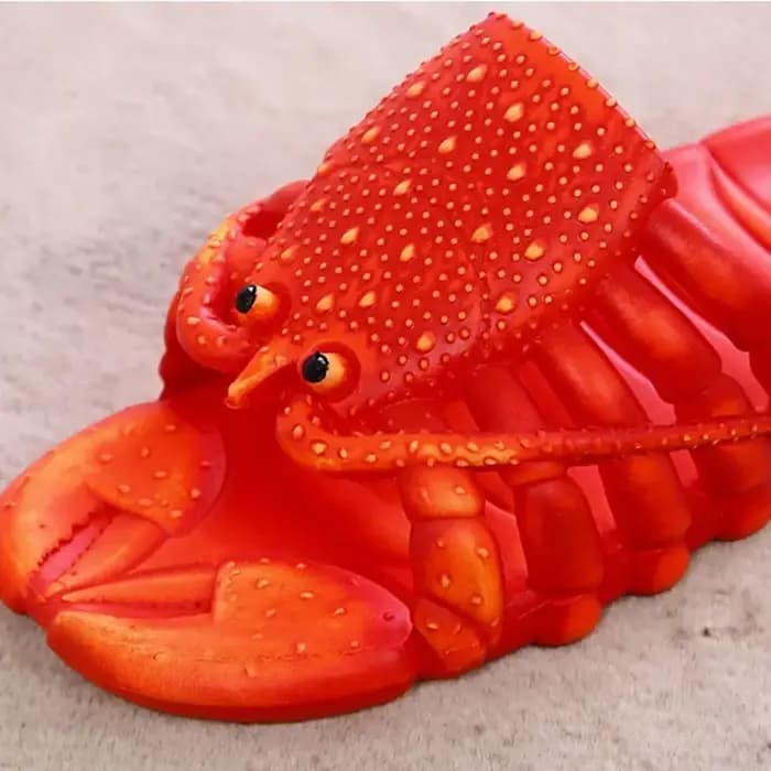 Pantoufles de homard antidérapantes décontractées