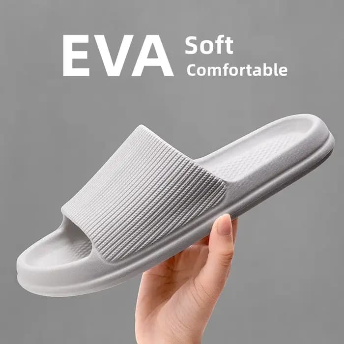 Grande taille 47 48 hommes pantoufles lumière EVA semelle souple confort chaussures décontractées maison salle de bain anti-dérapant tongs été plage sandales