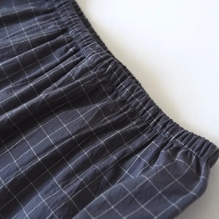 Short homme Pyjama costume pour l'été mince à manches courtes
