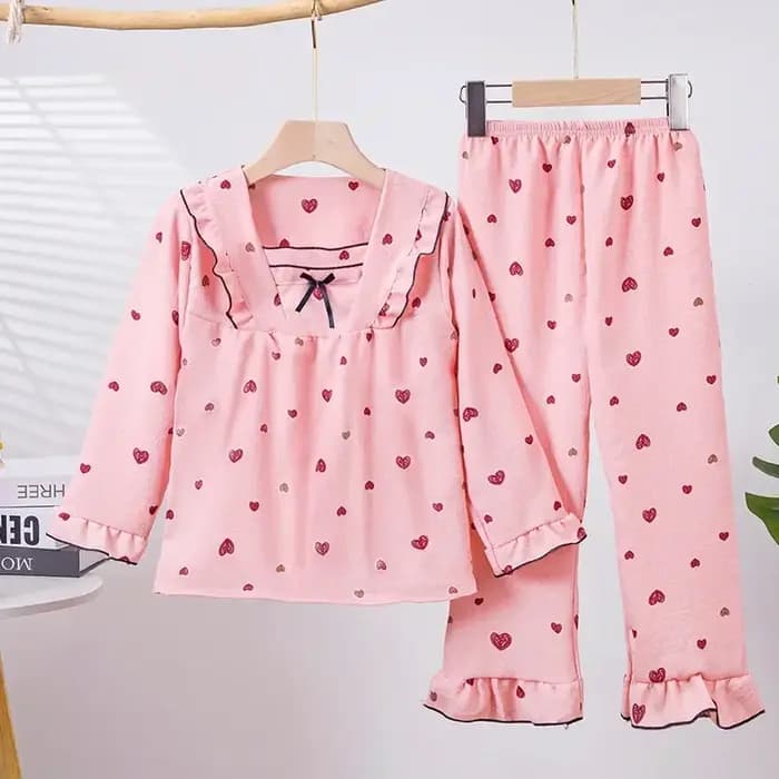 Nouvelle mode filles dessin animé lapin pyjama ensembles à manches longues vêtements de nuit enfants décontracté