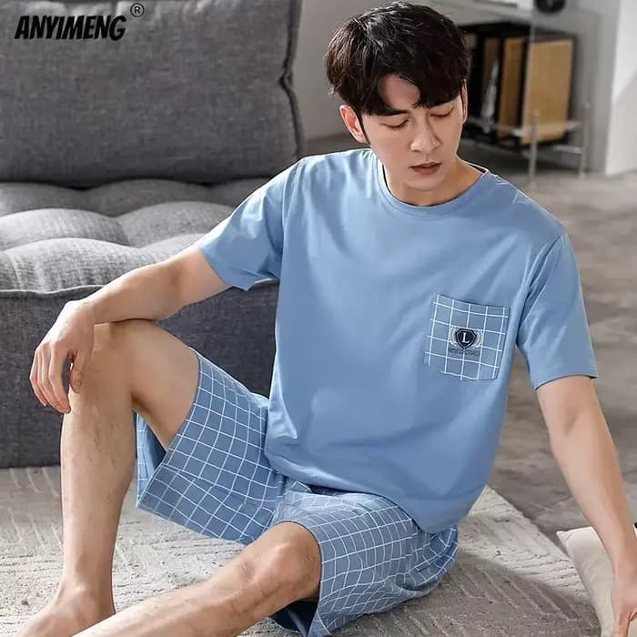 Pyjama d'Été Deux Pièces pour Homme