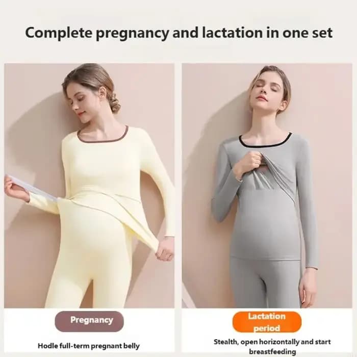 Pyjama d'allaitement en Polyester pour le confort maternité