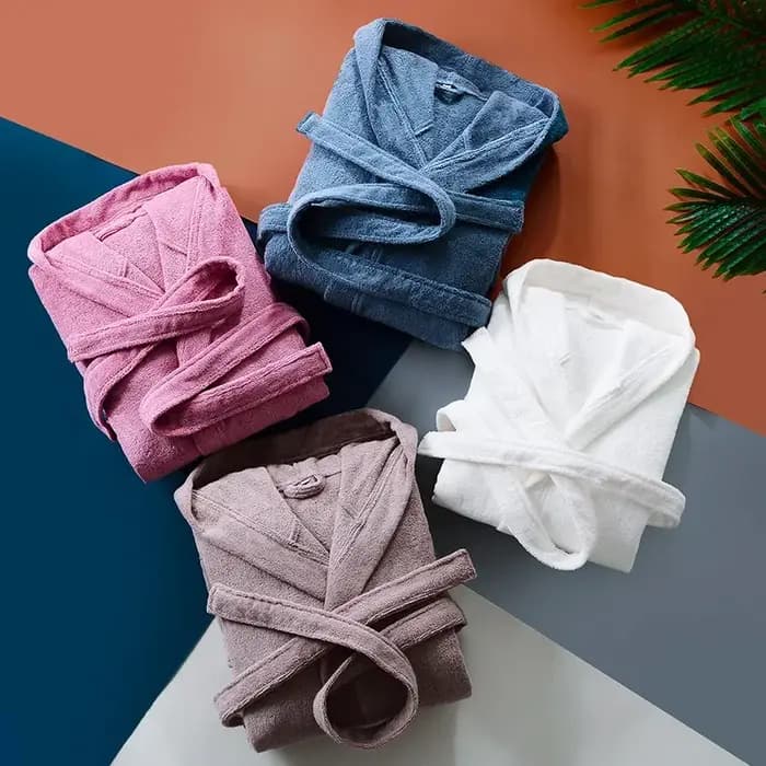 Peignoir à capuche pour homme