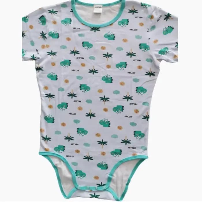 Pyjama combinaison imprimé dessin animé mignon pour adulte, combinaison bébé à boutons-pression, com