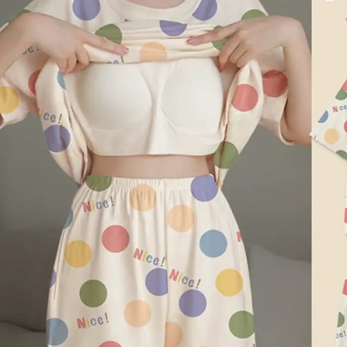 Ensemble de pyjamas à manches courtes pour femmes