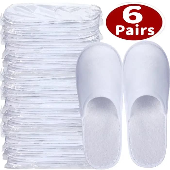 Chaussons jetables antidérapants épaissis pour hôtel