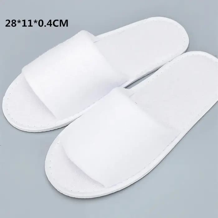 1/2 paires pantoufles jetables hôtel Spa voyage pantoufle fête maison invité usage antidérapant hommes femmes unisexe tongs chaussures chez l'habitant
