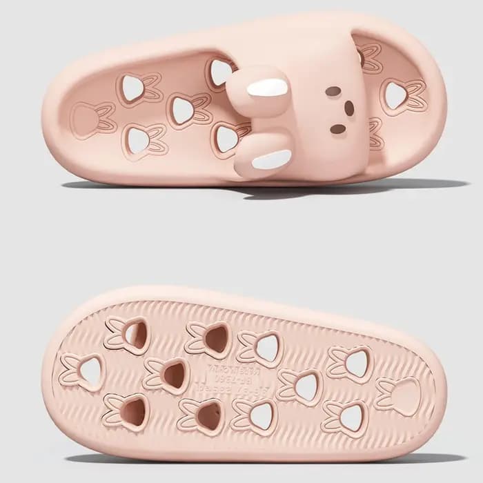 Maison pantoufle femmes lapin mignon nuage sandales été tongs plage diapositives