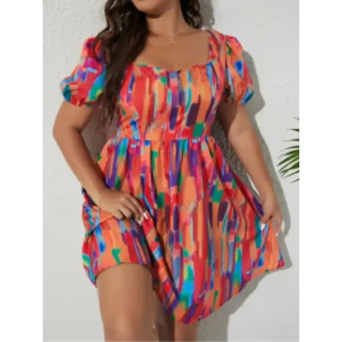 Robe trapèze décontractée sans manches pour femmes