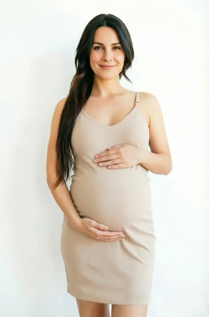 Chemise de nuit d'allaitement pour femme enceinte