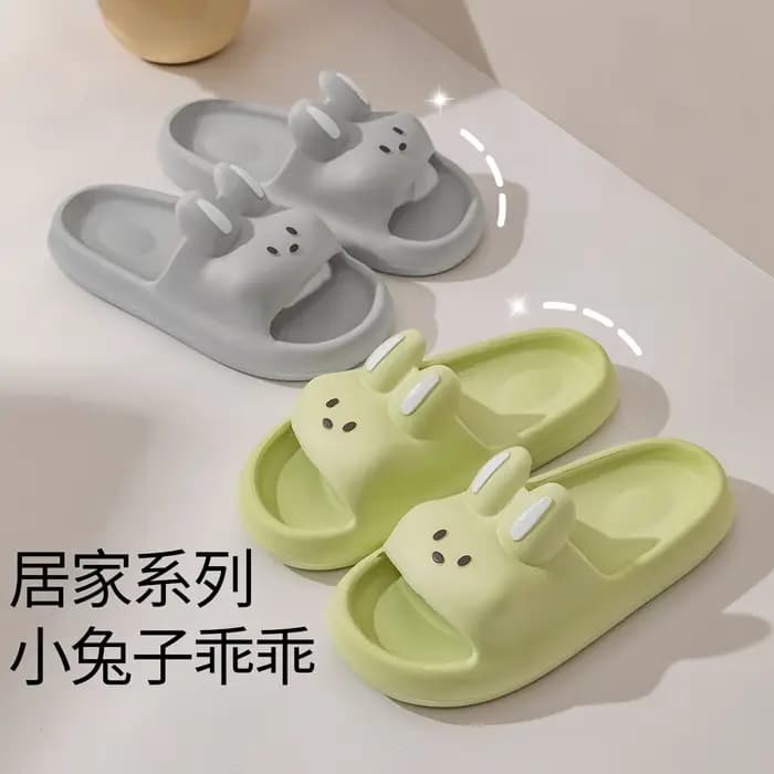 Pantoufles oreiller lapin pour femmes et hommes | House Slides Sandales de douche | Extremement confortable | Semelle