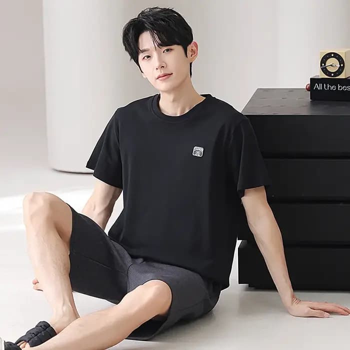 Ensemble pyjama en coton pour homme
