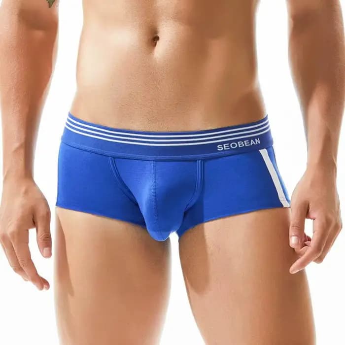 SEOBEAN marque hommes sous-vêtements boxeurs Shorts respirant coton caleçon confortable Sexy culotte