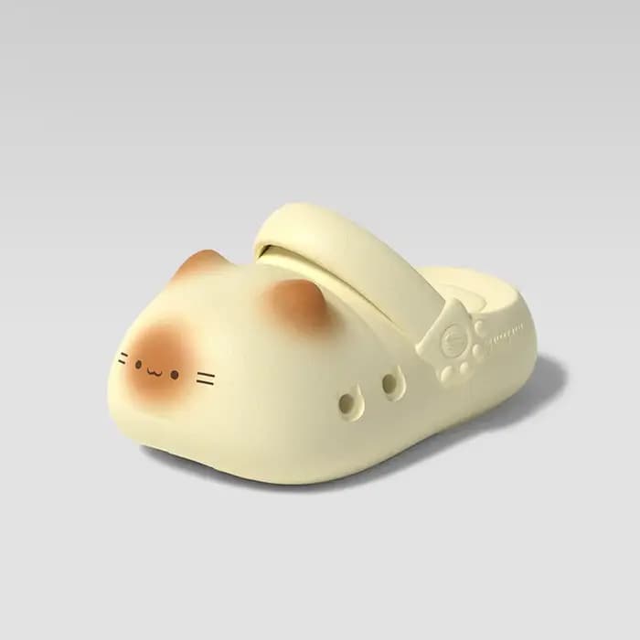 Nouvelles pantoufles mignonnes à motif de patte de chat