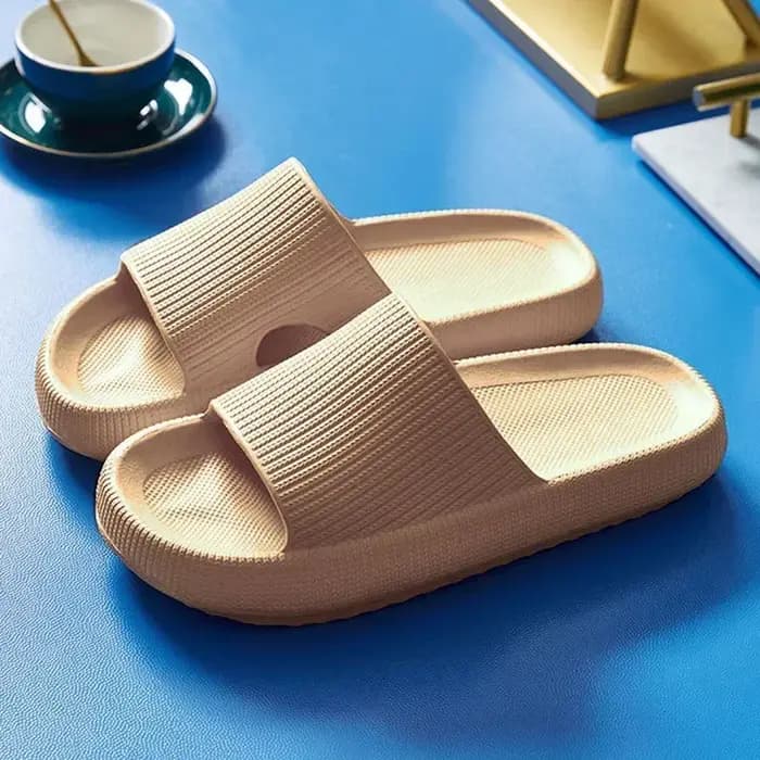 EVA semelle épaisse 4cm pantoufles de salle de bain confort semblable à la nuage usage domestique Co