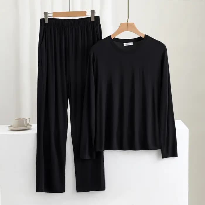 3XL-6XL hommes Pyjamas ensemble nouveau Modal à manches longues pantalon costume décontracté grande taille vêtements de