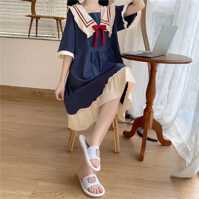 Pyjama Kawaii à manches courtes pour femmes et filles
