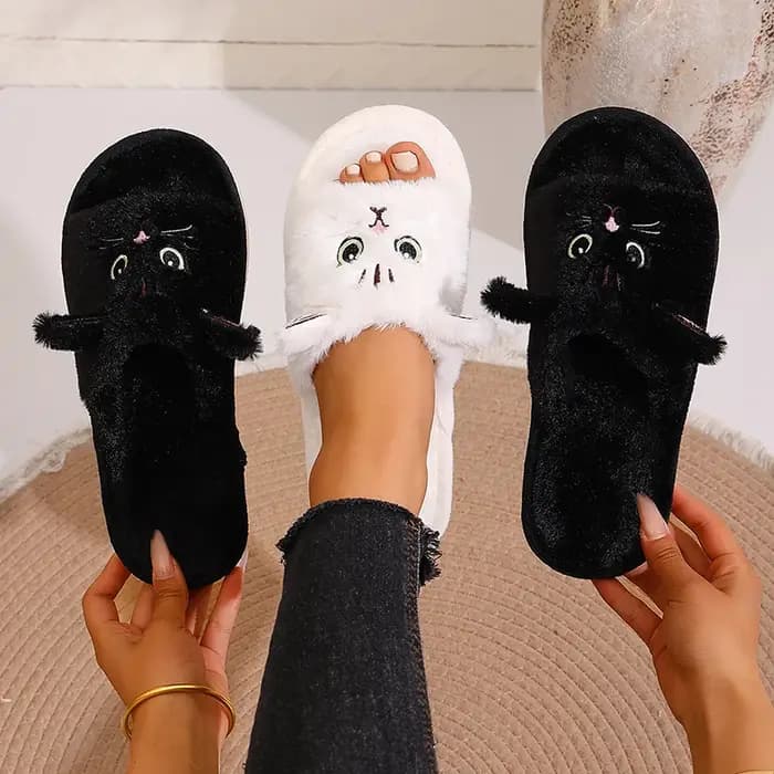 Nouvelles pantoufles moelleuses unisexe pour femme et fille