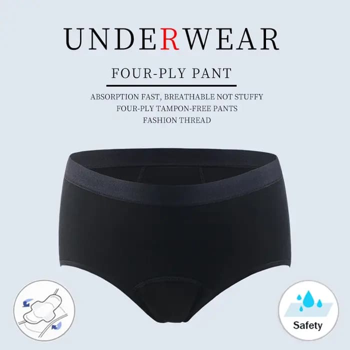 Sous-vêtements menstruels en Fiber de bambou