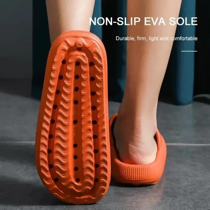 Haute qualité femmes épais pantoufles intérieur maison Eva semelle souple oreiller diapositives sandales femme été antidérapant plage tongs nouveau