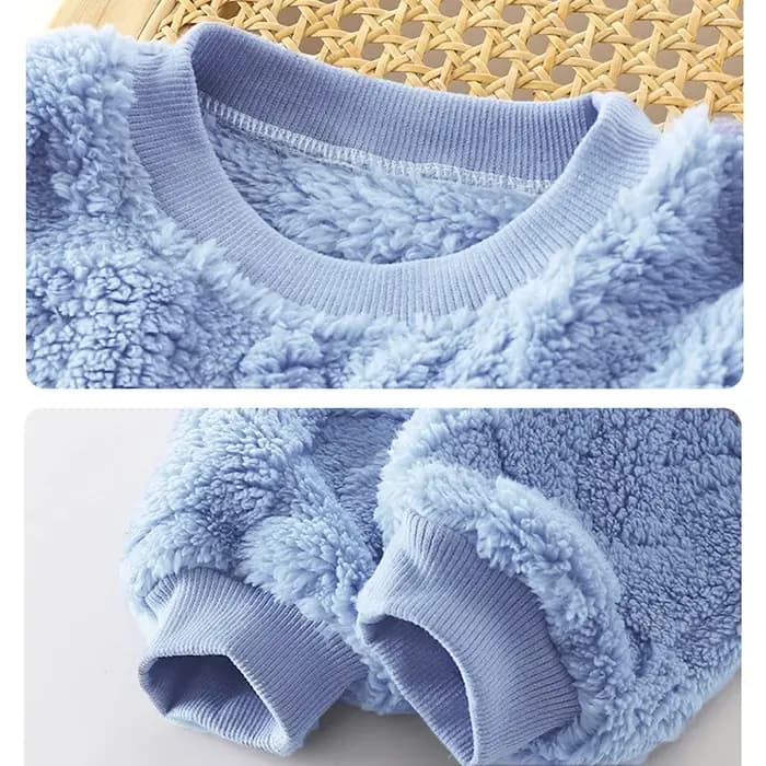 Automne hiver vêtements de nuit flanelle pyjamas pour filles garçons à manches longues hauts + pantalons costumes mode