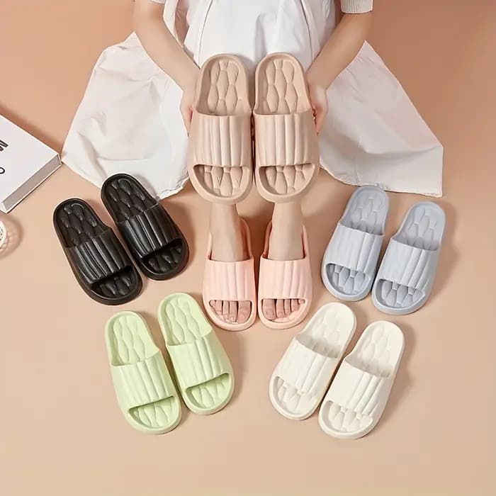 Pantoufles pantoufles coulissantes EVA pour femmes-chaussures de maison douces et confortables antidérapantes pour