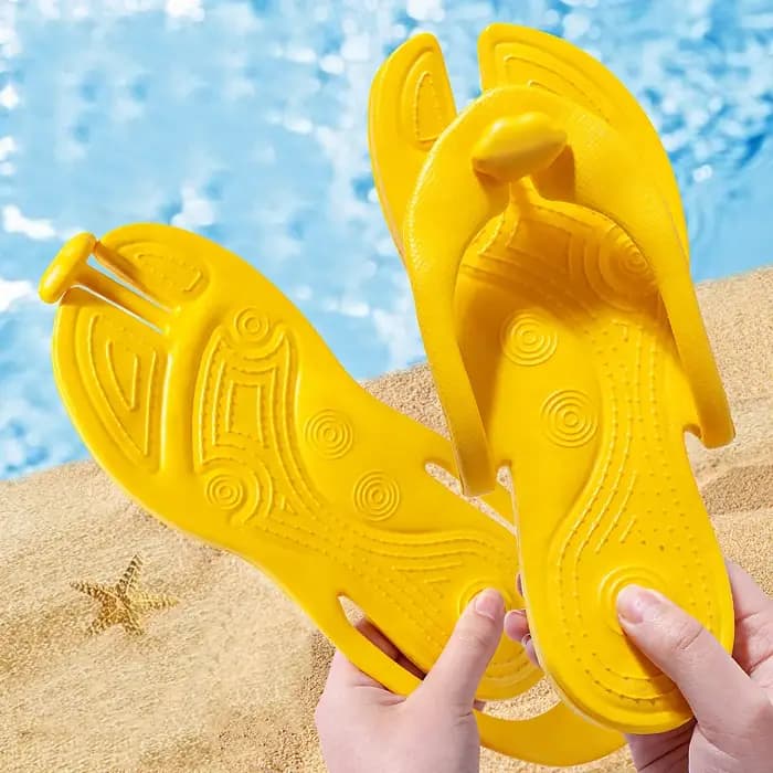 Pantoufles pliantes voyage