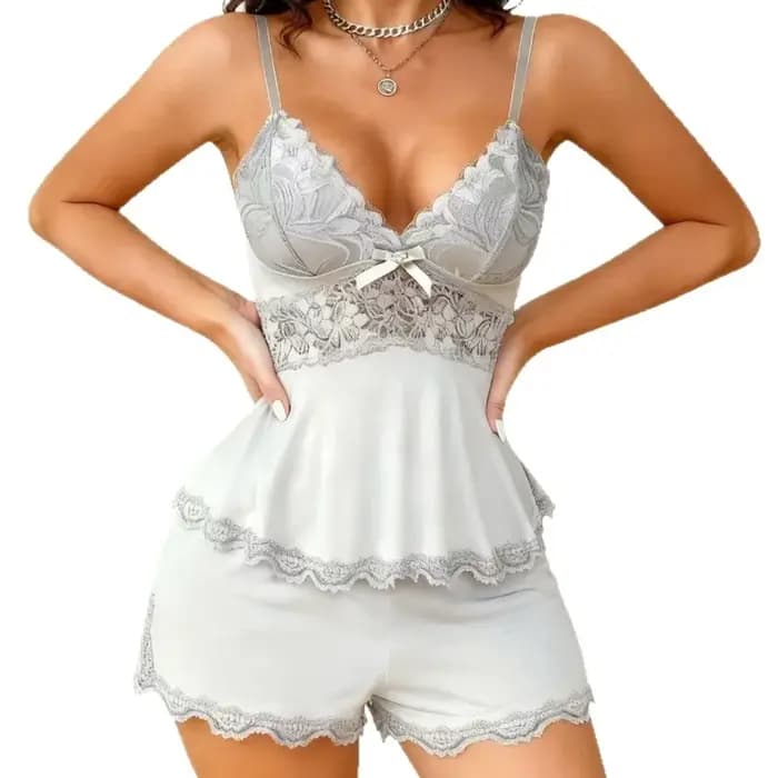 Ensemble pyjama léopard Sexy pour femmes