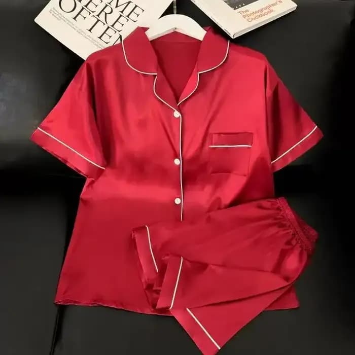 Pyjama de mariée en soie personnalisé, pyjama assorti personnalisé, cadeau de proposition de fête de