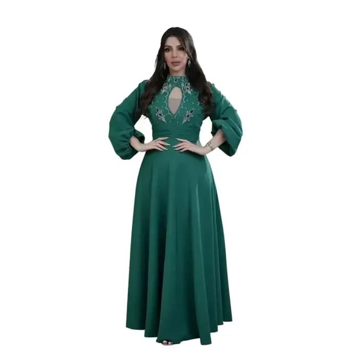 Robe longue musulmane marocaine pour femmes