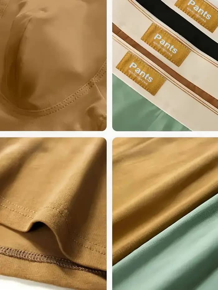 3 pièces hommes culottes coton BoxerShorts sous-vêtements
