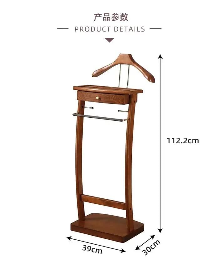 Costume Valet support avec tiroir porte-manteau