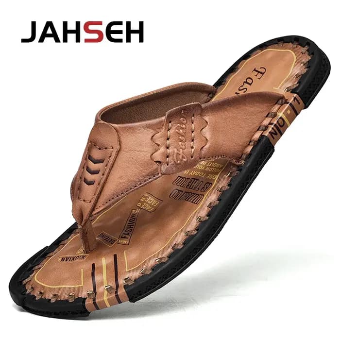 Pantoufles de marque faites à la main pour hommes