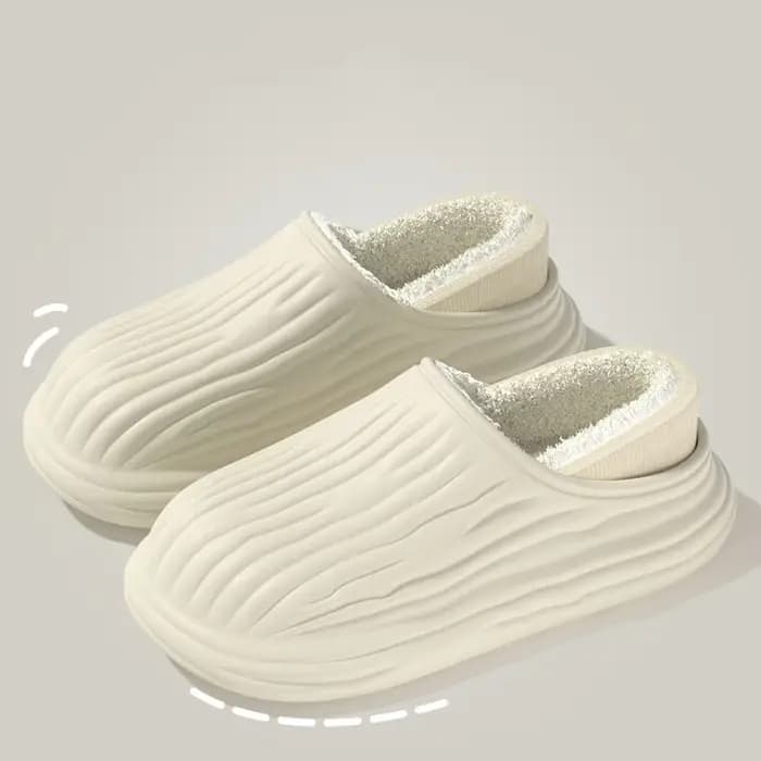 Pantoufles d'hiver en coton pour femmes et hommes