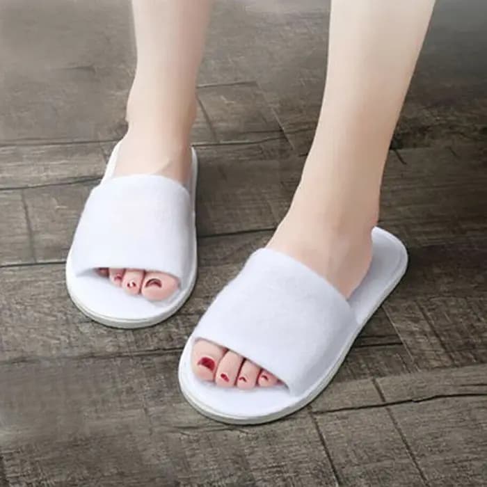 1/2 paires pantoufles jetables hôtel Spa voyage pantoufle fête maison invité usage antidérapant hommes femmes unisexe tongs chaussures chez l'habitant